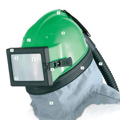 Nón bảo hộ phun cat phun bi